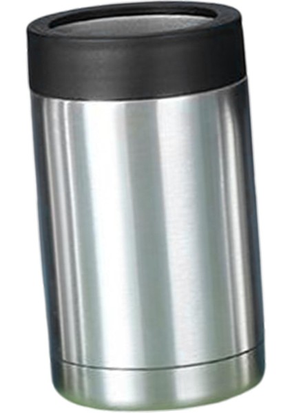 Paslanmaz Çelik Yalıtımlı Soğutucu Kapaklı Içecek Kılıfı Çift Duvar Ince 420ML (Yurt Dışından)