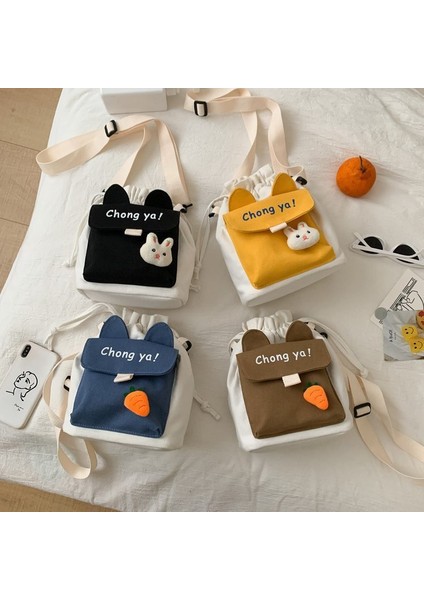 Mushe Nöğrenci Crossbody Küçükçanta Japon Harajuku Mektup Baskılımdakız Kanvasçanta (Yurt Dışından) fiyatları