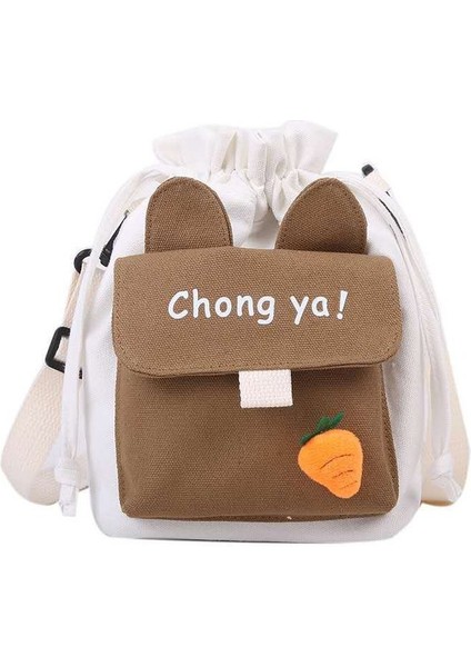 Mushe Nöğrenci Crossbody Küçükçanta Japon Harajuku Mektup Baskılımdakız Kanvasçanta (Yurt Dışından) modelleri