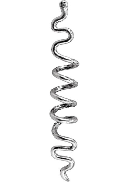 Moda Kadın Simli Firkete Retro Spiral Saç I 7 cm (Yurt Dışından)