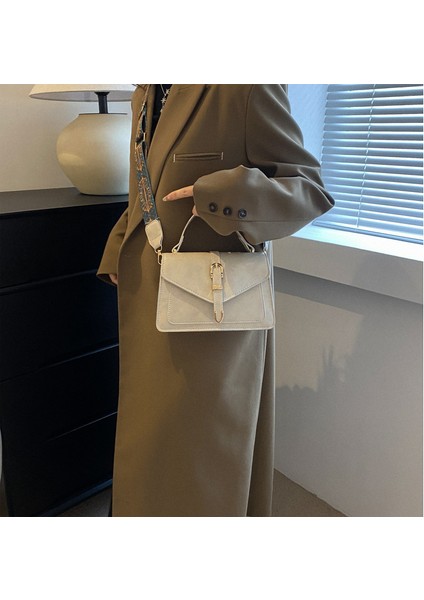 Yeni Moda Tek Omuz Çapraz Çapraz Küçük Kare Çanta Vintage Çanta (Yurt Dışından)