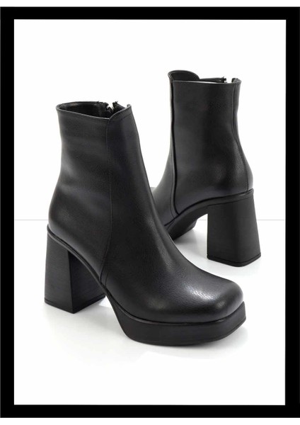 Siyah Kadın Bot & Bootie K02420035109