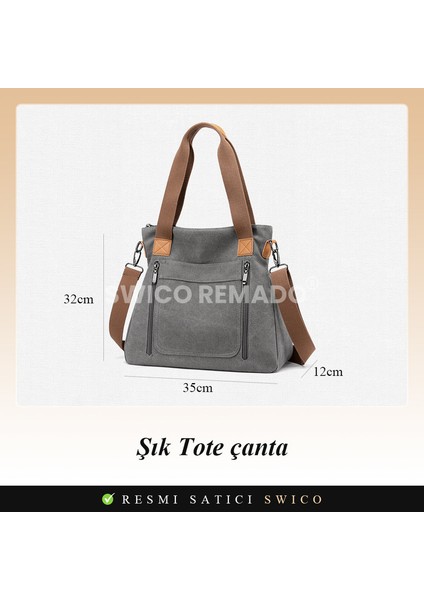 Kadınlar Için Büyük Kapasiteli Omuz Çantası Tote Çanta (Yurt Dışından) fiyatları