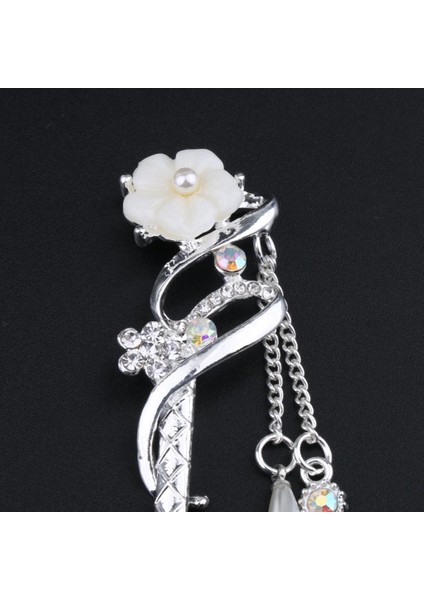 El Yapımı Çin Dangle Çiçek Saç I Çubukları Slayt Klipler - 1 (Yurt Dışından) modelleri