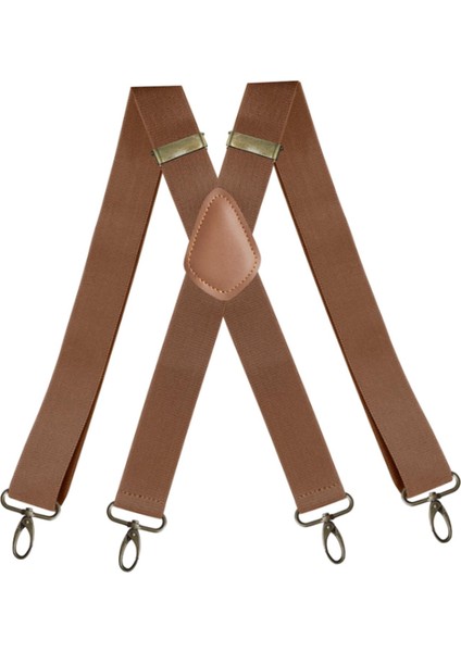 Jartiyer Ağır Hizmet Pantolonu x Şekilli 4 Klipsli 3.5cm Genişliğinde (Yurt Dışından)