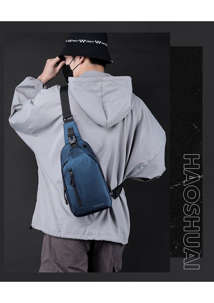 Erkek Su Geçirmez Omuz Crossbody Çanta (Yurt Dışından)