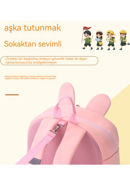 Yeni Tavşan Sevimli Çantası Anti-Kayıp Anaokulu Sırt Çantası (Yurt Dışından) modelleri