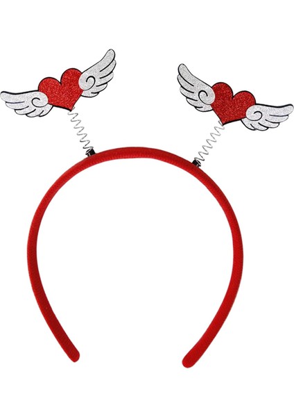Sevgililer Günü Bandı Dekor Başlığı Headdress Hairband Saç Çember Parti Hediye 2 (Yurt Dışından)