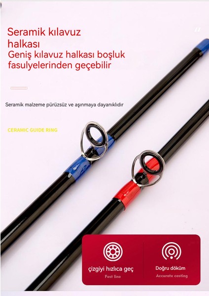 Cazibesi Çubuk Takma Çubuğu Uzun Döküm Yol Sürgülü Çubuk Olta (Yurt Dışından)