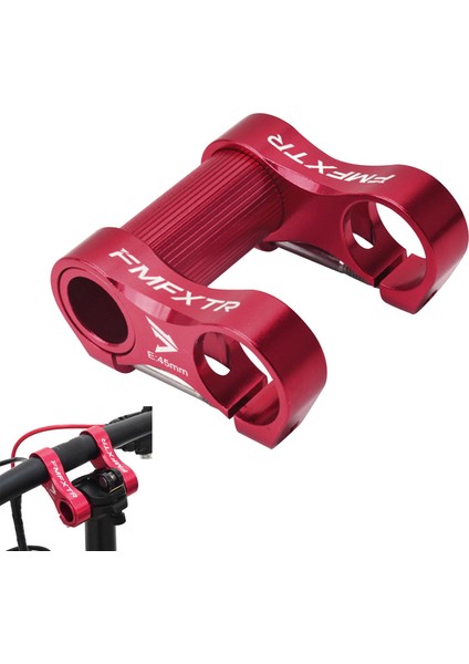 Katlanır Bisiklet Çift Kök Yükseltici Gidon Kökü 25.4mm/1" Katlanır Bisiklet Için Kırmızı (Yurt Dışından) fırsatları