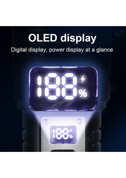 Güçlü Ld L Fnri Yükk Güç Şrj Dililir XHP160 Ld Kmp Fnr U Gçırmz Kik Flş Lrı (Yurt Dışından) indirimleri