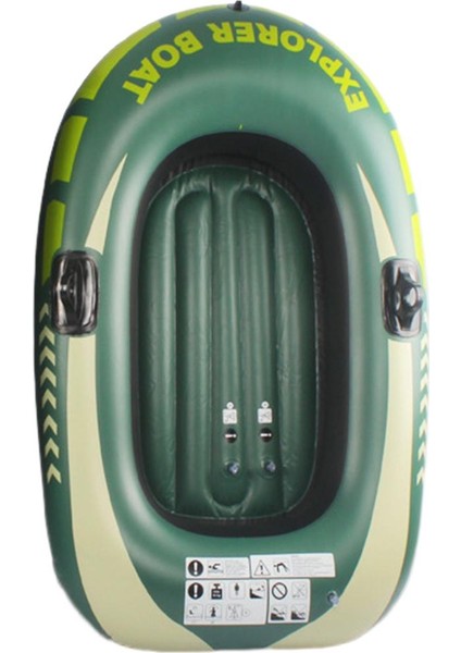 Açık Hava Rafting Seyahat Sahili Için Şişme Kayık Pvc Şişme Bot Bot 1 Kişi Tekne (Yurt Dışından)