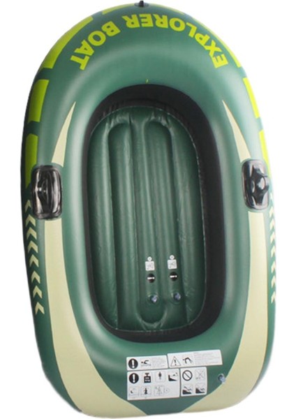 Açık Hava Rafting Seyahat Sahili Için Şişme Kayık Pvc Şişme Bot Bot 1 Kişi Tekne (Yurt Dışından)