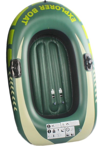 Açık Hava Rafting Seyahat Sahili Için Şişme Kayık Pvc Şişme Bot Bot 1 Kişi Tekne (Yurt Dışından)