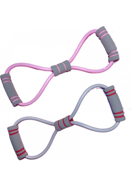 2 Adet Direnç Bantları Şekil 8 Egzersiz Bandı Direnç Fitness Ekipmanları Aracı Omuz Germe Yoga Bantları Egzersiz Döngüsü (Yurt Dışından)