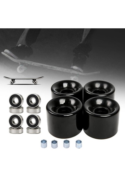 4'lü Longboard Tekerleği 60MM 78A Rulmanlar Kapaklı (Yurt Dışından) modelleri