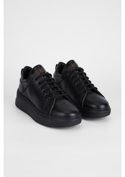 Kadın Siyah Hakiki Deri Sneakers & Spor Ayakkabı 775 1732 Bn Ayk SK23/24 fiyatları
