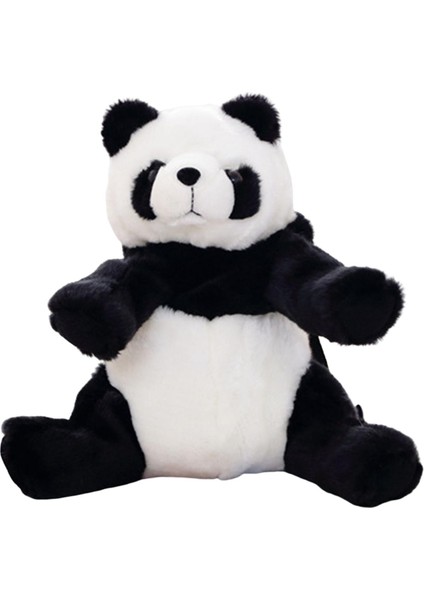 Sevimli Karikatür Panda Sırt Çantası Büyük Kapasiteli Omuz Paketi Dolması Panda Bebek (Yurt Dışından)