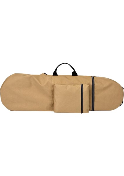 Kaykay Sırt Çantası Kaykay Çantası Ayarlanabilir Askılı Çanta Su Geçirmez Spor Haki 90CMX33CM (Yurt Dışından)