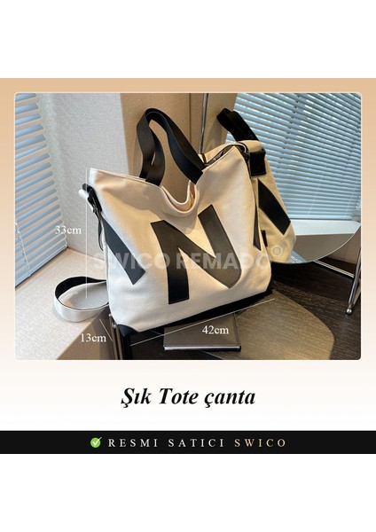 Kadınlar Için Büyük Kapasiteli Omuz Çantası Tote Çanta (Yurt Dışından) fiyatları