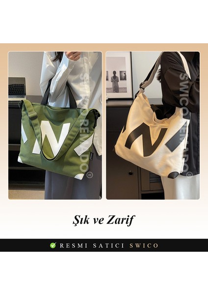 Kadınlar Için Büyük Kapasiteli Omuz Çantası Tote Çanta (Yurt Dışından) modelleri