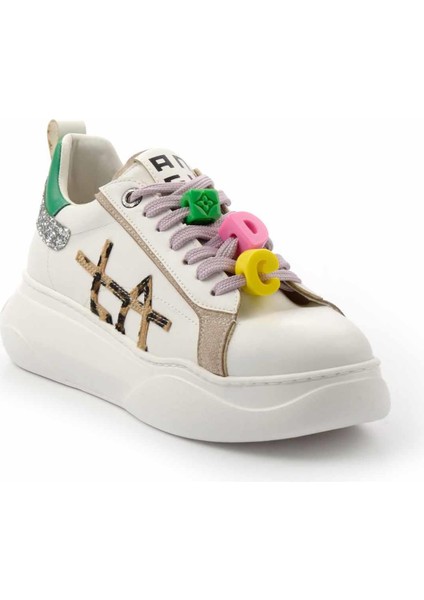 Beyaz Yeşil Kadın Sneaker K01791071809 fırsatları