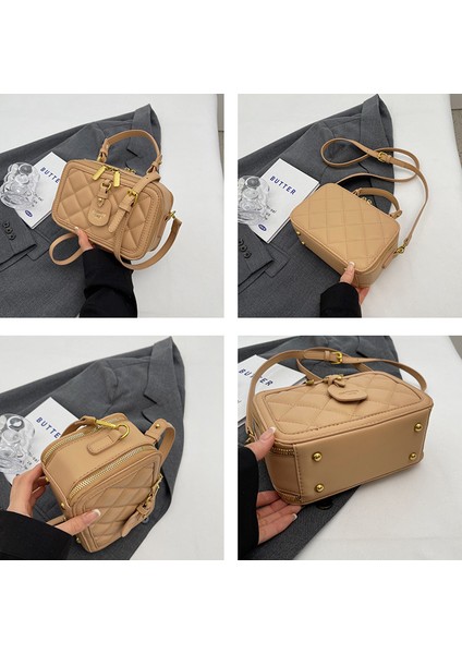 Kadınların Popüler Yüz Omuz Crossbody Çanta, Moda El Küçük Kare Çanta (Yurt Dışından) modelleri