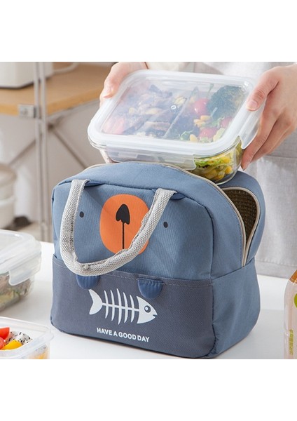 Oxford Kumaş Yalıtım Çantası Yemek Çantası Öğrenci Alüminyum Folyo Yemek Çantası (Yurt Dışından) modelleri