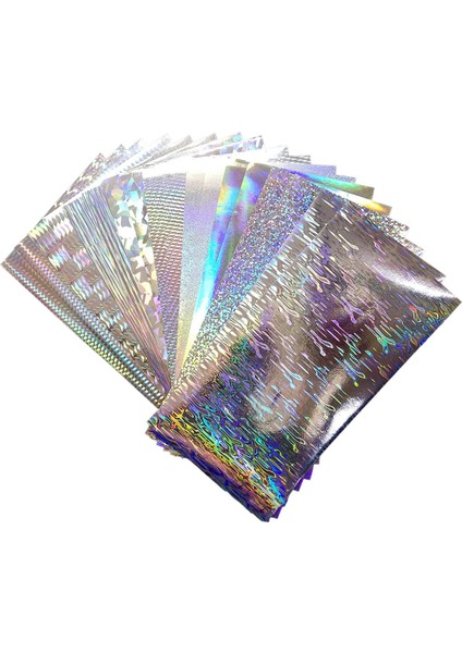 18 Parça Balık Terazisi Etiket Flaşör Yapışkanlı Aydınlık Holografik Bant (Yurt Dışından)