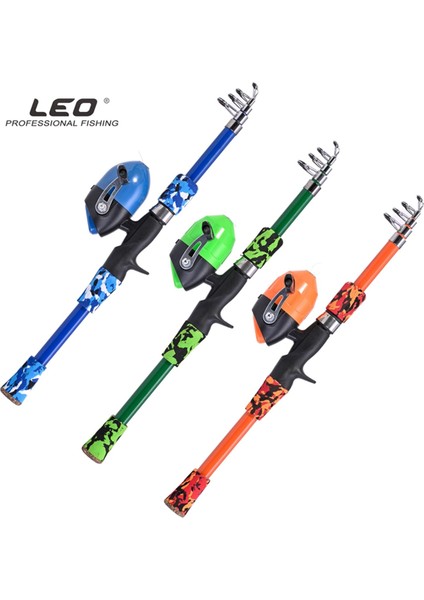 Leo 165 cm Çocuklar Olta Seti Luya Teleskopik Taşınabilir Rahat Kavrama Olta Seti Makaralı Buz Olta A (Yurt Dışından) fiyatları