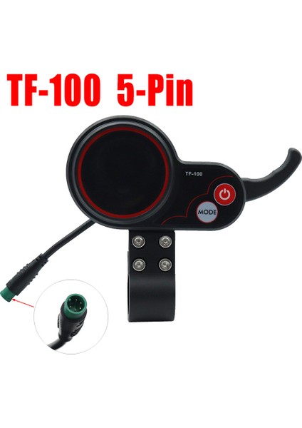 TF-100 Ekran Pano 5pin + Kontak Kilit Anahtarı Scooter Kilometre Kugoo M4 Elektrikli Scooter Parçaları (Yurt Dışından)