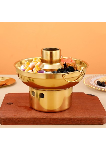 Çin Güveç Vintage Tarzı Yapışmaz Geleneksel Çin Küçük Güveç 18 cm (Yurt Dışından)