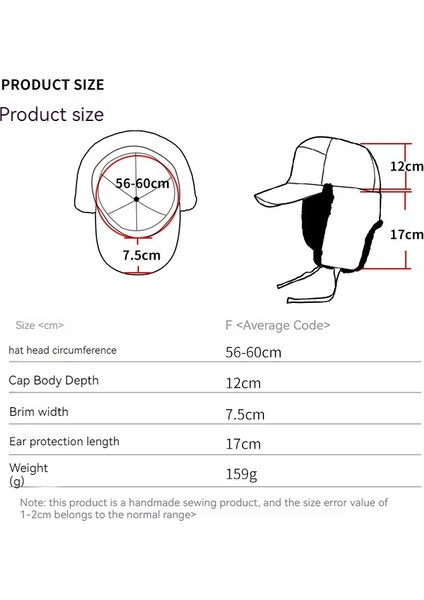 56-60CM Ayarlanabilir Erkek Sonbahar ve Kış Kulak Koruması ve Soğuğa Dayanıklı Bisiklet Şapkası (Yurt Dışından) modelleri