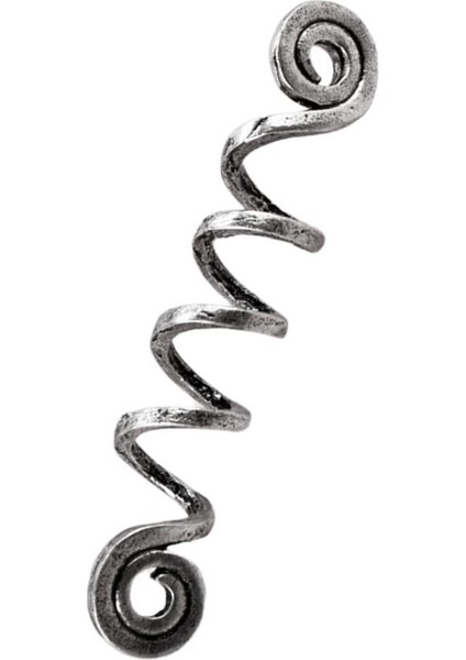 Moda Kadın Simli Firkete Retro Spiral Saç Saç 5 cm (Yurt Dışından)