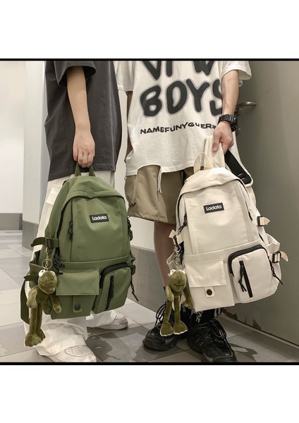 Minimalist Sırt Çantası Erkek Yeni Rahat Kore Versiyonu Büyük Kapasiteli Seyahat Sırt Çantası (Yurt Dışından) fiyatları