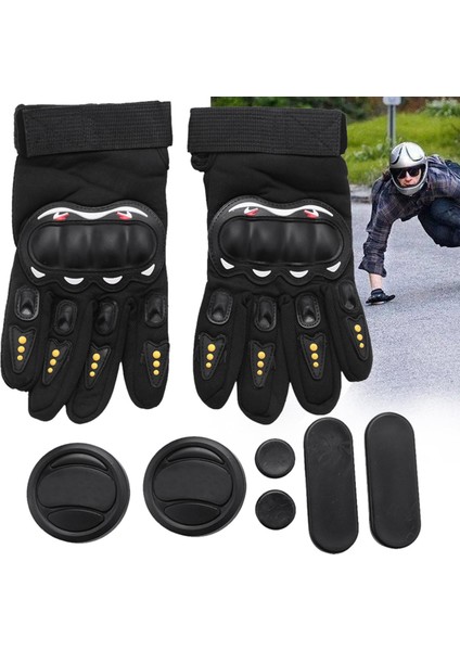 2xkaykay Eldivenleri Longboard Sürgülü Eldivenler Paten Aksesuarı (Yurt Dışından)