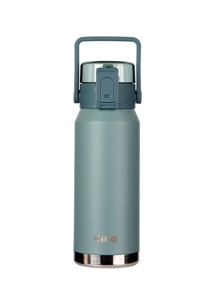 520ML 316 Paslanmaz Çelik Termos Bardak, Kız ve Erkek Öğrenciler Için Taşınabilir Sap Şişe, Spor Açık Uzun Ömürlü Termos Bardak (Yurt Dışından)