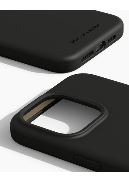 Silicone Case iPhone 15 Pro Max Telefon Kılıfı Siyah