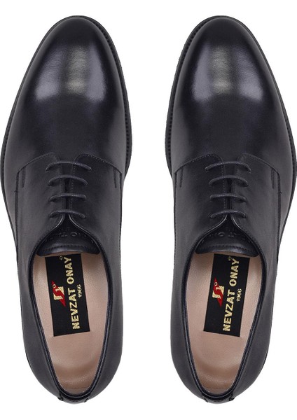 Siyah Bağcıklı Kışlık Erkek Ayakkabı -62407-