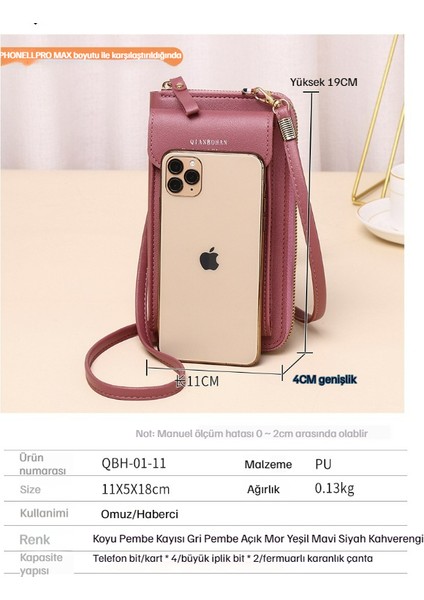 Çapraz Çok Fonksiyonlu Kadin Cep Telefon Çantası (Yurt Dışından) modelleri
