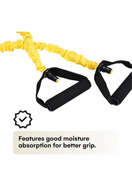 Saplı Fitness Direnç Bandı - Ev Spor Salonu Direnç Eğitimi - Karın, Bel, Kol, Omuz Için Germe Ipi (Yurt Dışından) fiyatları