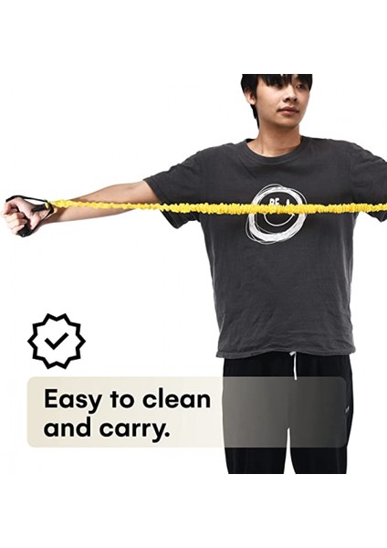 Saplı Fitness Direnç Bandı - Ev Spor Salonu Direnç Eğitimi - Karın, Bel, Kol, Omuz Için Germe Ipi (Yurt Dışından) modelleri