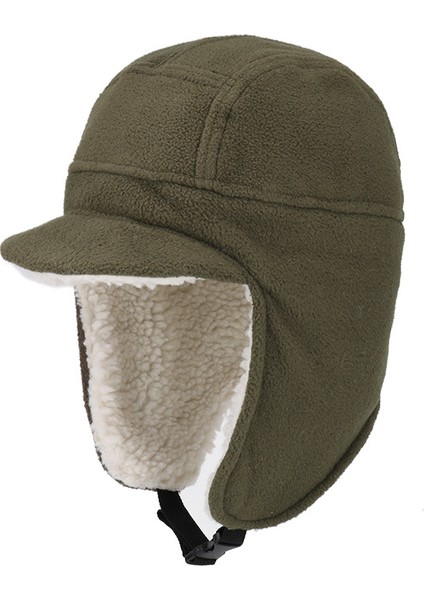 Açık Bisiklet Kayak Sıcak Kış Şapka Sonbahar ve Kış Sivri Şapka Kadın Rüzgar Geçirmez Soğuk Polar Kulak Kapağı (Yurt Dışından)