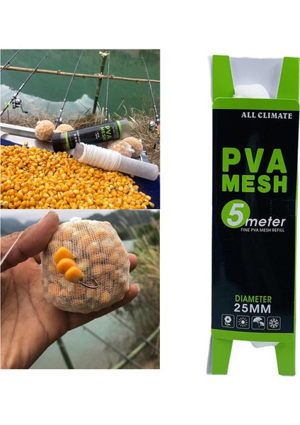 5m Pva Balıkçılık Çantası Ekipmanları Çözünür 25MMX5M Tüp (Yurt Dışından) modelleri