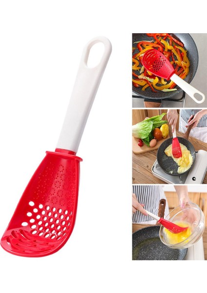 Kırmızı Için Piş Spatula Gereçleri Isıya Dayanıklı (Yurt Dışından)