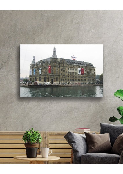 Haydarpaşa Garı Manzaralı Cam Tablo