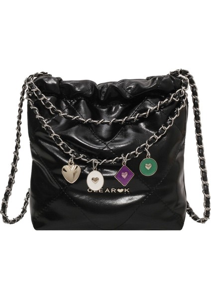 Bayanlar Moda Yumuşak Deri Çanta, Zincir Omuz Crossbody Çanta (Yurt Dışından)