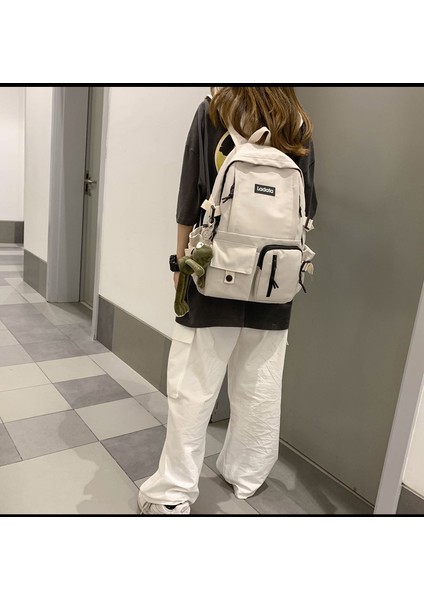 Minimalist Sırt Çantası Erkek Yeni Rahat Kore Versiyonu Büyük Kapasiteli Seyahat Sırt Çantası (Yurt Dışından) fırsatları