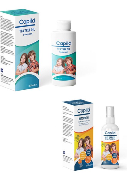 100 ml + Capila 200 ml - Metal Tarak Hediyeli