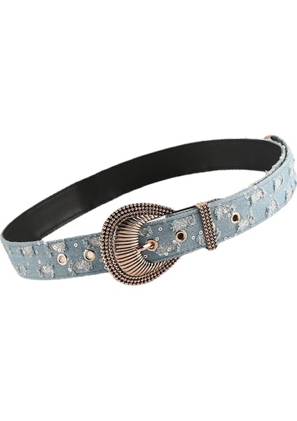 Kadın Denim Bel Pantolon Retro I Punk 105 cm (Yurt Dışından) fiyatları